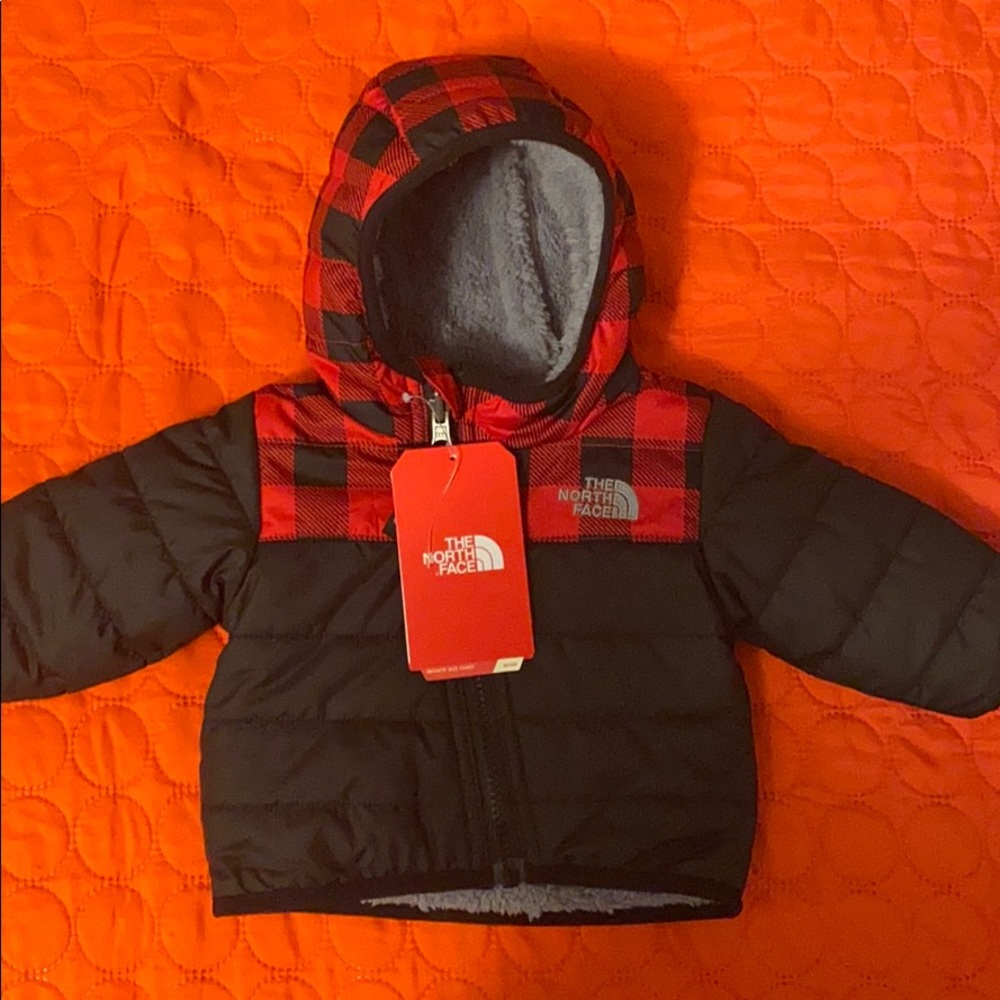 Infant north face winter coat 0-3 months